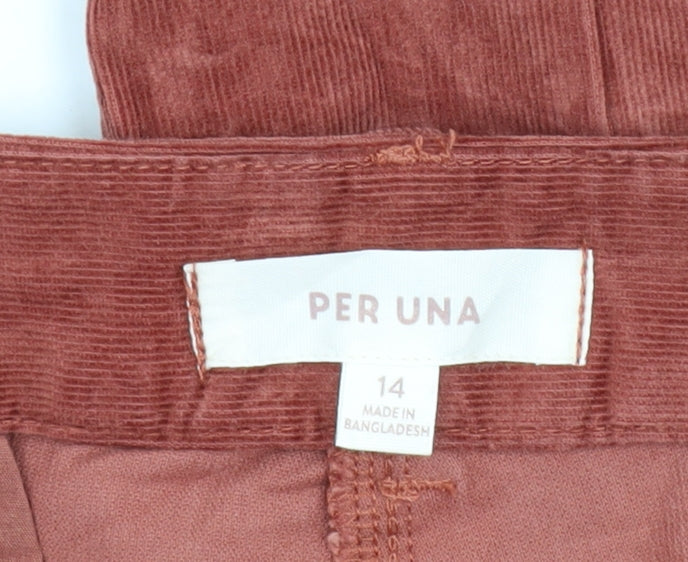 Marks and Spencer Women’s Brown Corduroy Trousers