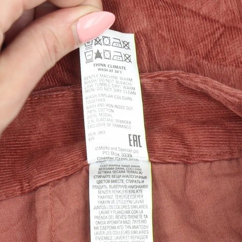 Marks and Spencer Women’s Brown Corduroy Trousers