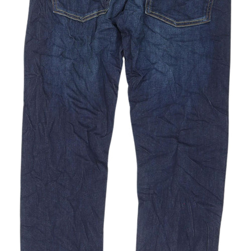 Marks and Spencer Men's Slim Fit Blue Jeans, Size 30