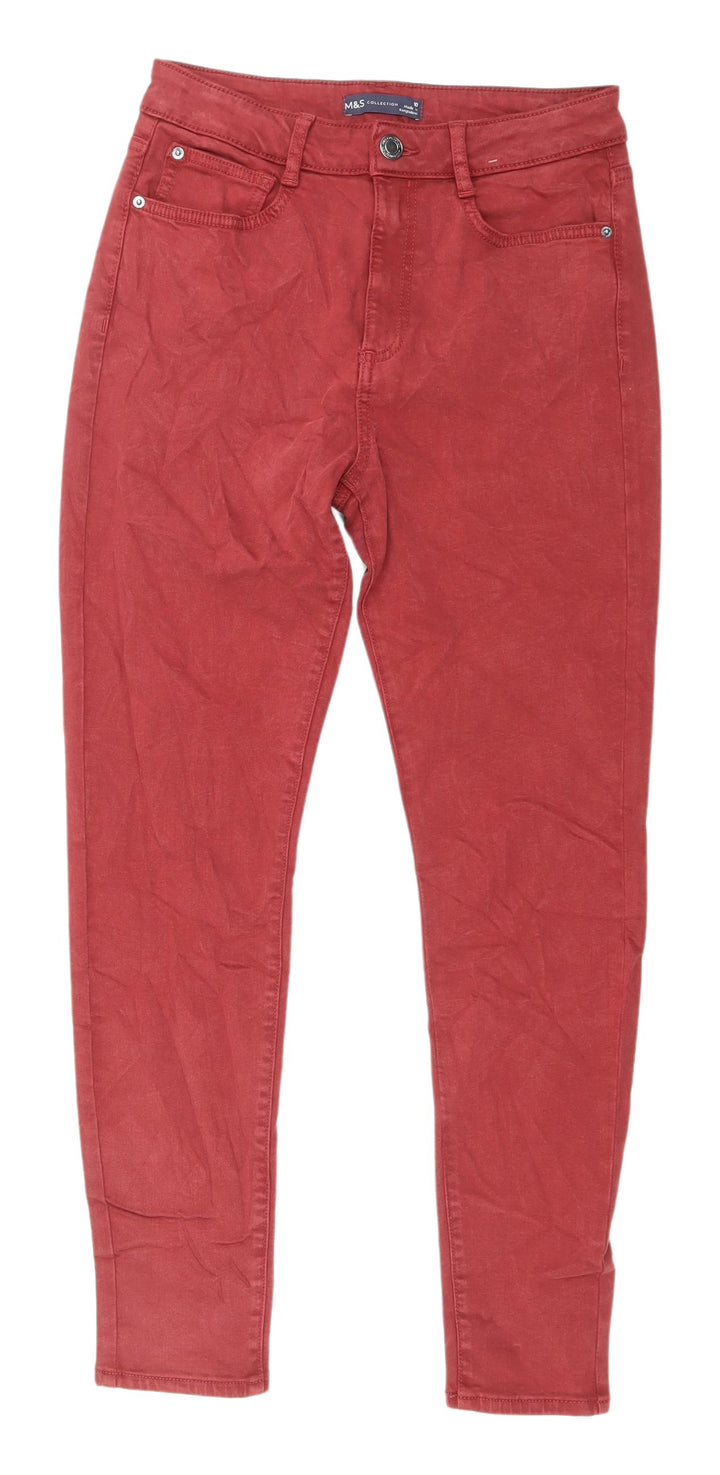 Marks and Spencer Red Skinny Jeans - Size 10