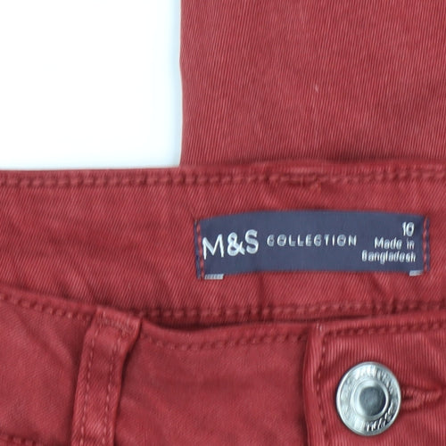 Marks and Spencer Red Skinny Jeans - Size 10