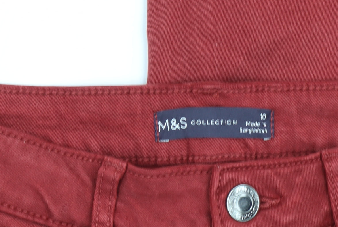 Marks and Spencer Red Skinny Jeans - Size 10