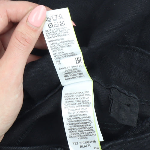 Marks and Spencer Women's Black Skinny Jeans Size 8