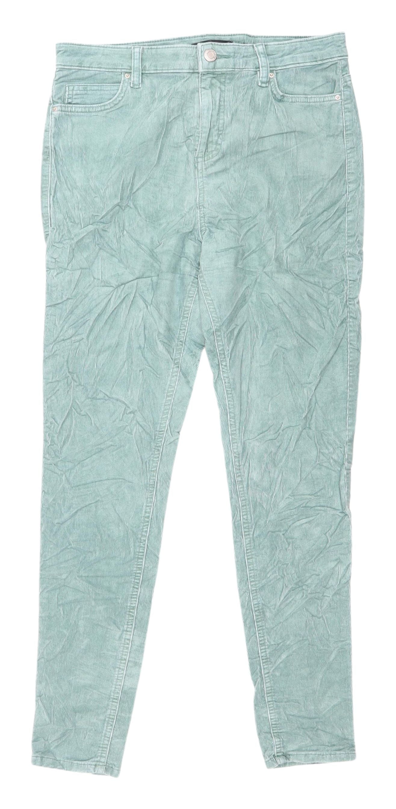 Marks and Spencer Women's Green Skinny Jegging - Size 14