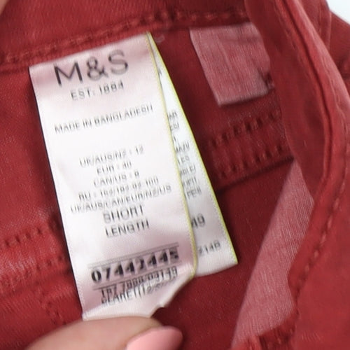 Marks and Spencer Red Straight Women’s Jeans Size 12