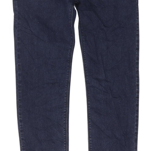 Marks & Spencer Men's Blue Skinny Jeans Size 30 Regular