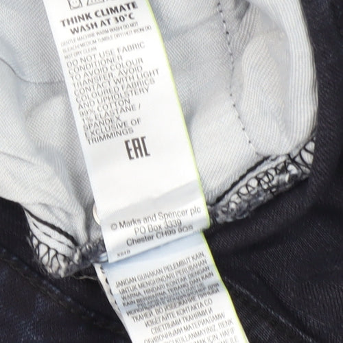 Marks & Spencer Men's Blue Skinny Jeans Size 30 Regular