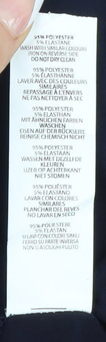 Boohoo Women's Black Asymmetric Wrap Dress Size 8