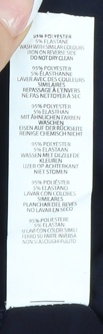 Boohoo Women's Black Asymmetric Wrap Dress Size 8