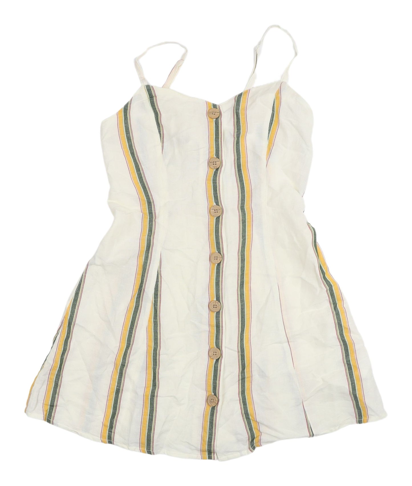 Urban Outfitters Women's XS Striped Slip Dress in Multicoloured