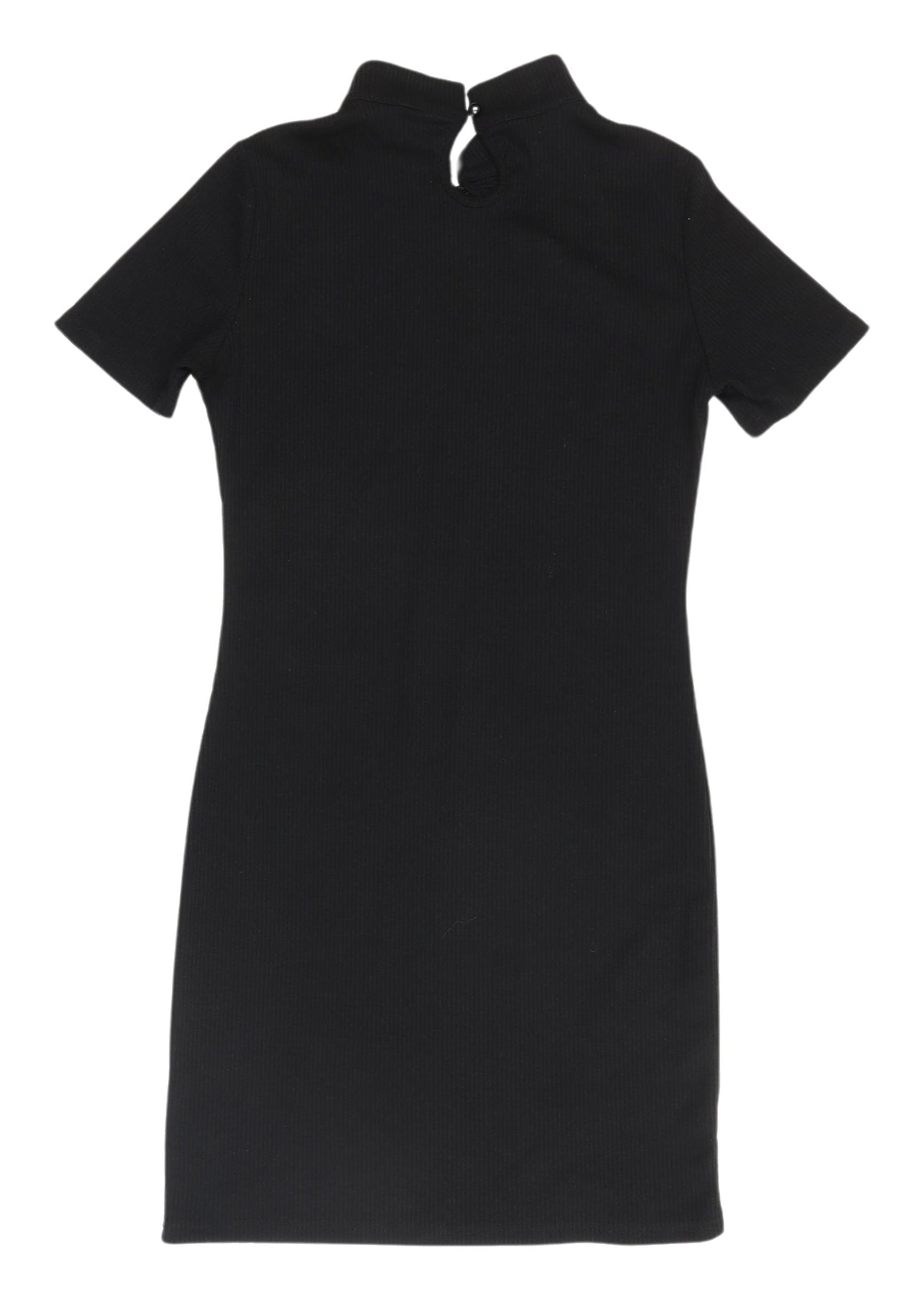Dazy Women's Black High Neck Knit Dress - M