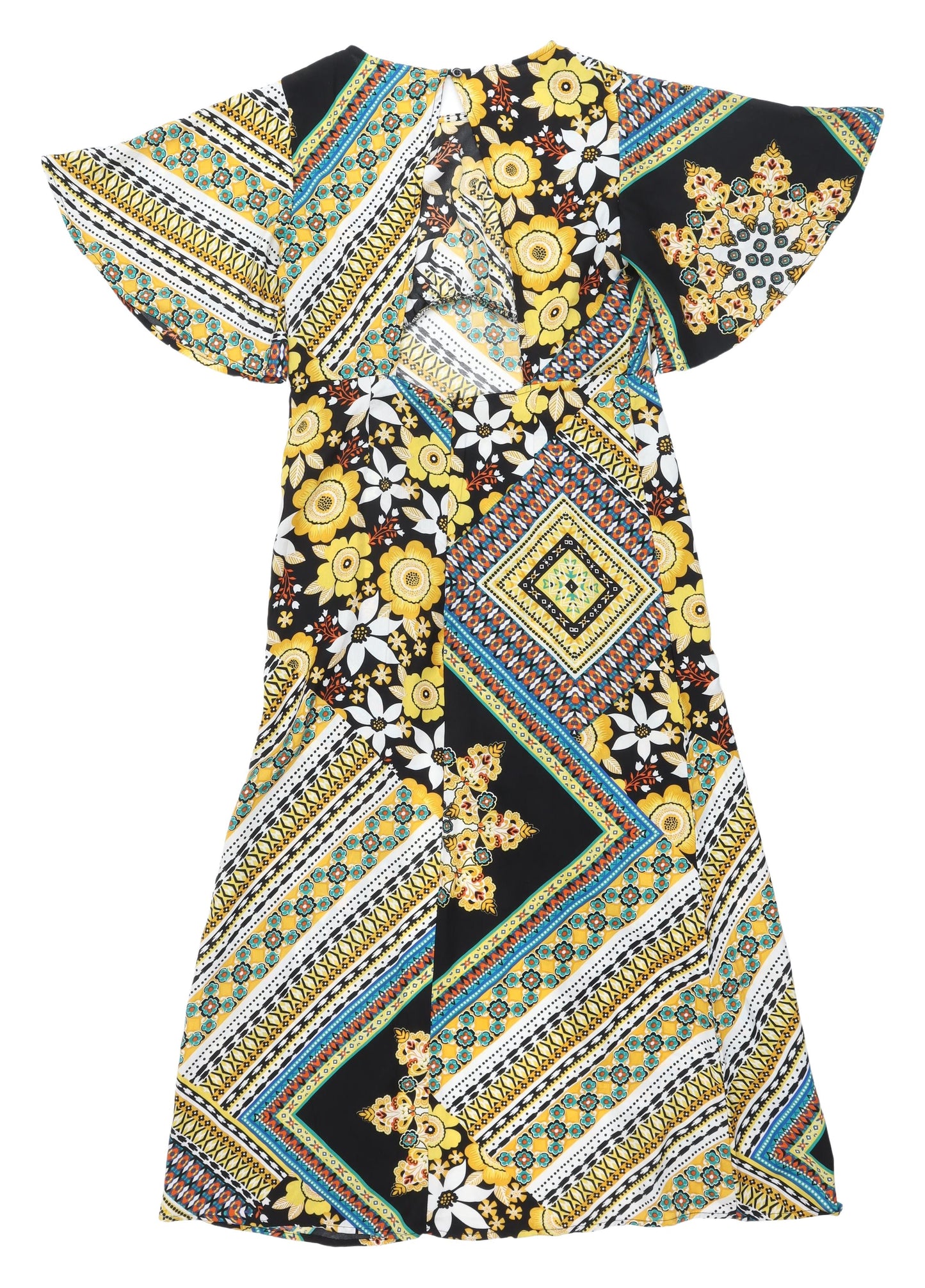 In Vogue Paris Women's Multicoloured A-Line Dress M
