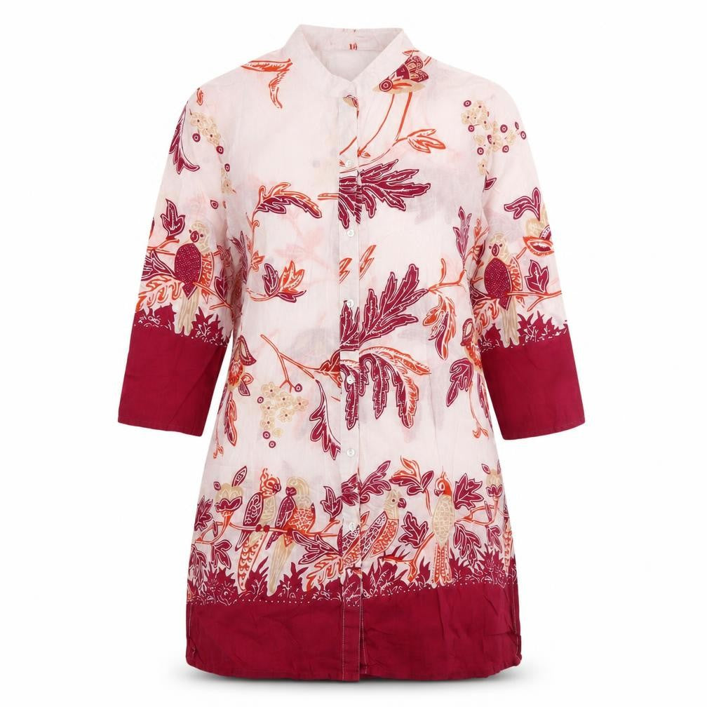 VÄGG Women's Multicoloured Floral Blouse - Size M
