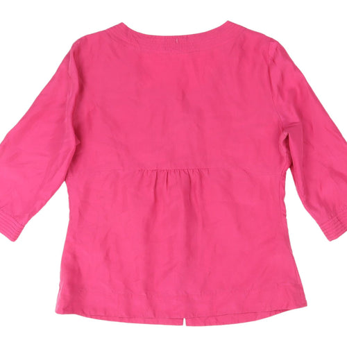 Principles Pink Silk Blouse, Women's Size 14