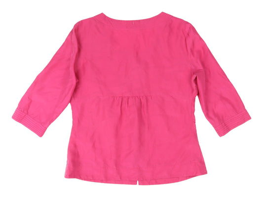 Principles Pink Silk Blouse, Women's Size 14