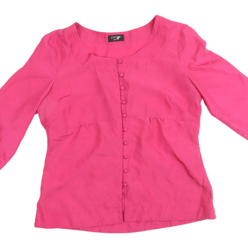 Principles Pink Silk Blouse, Women's Size 14