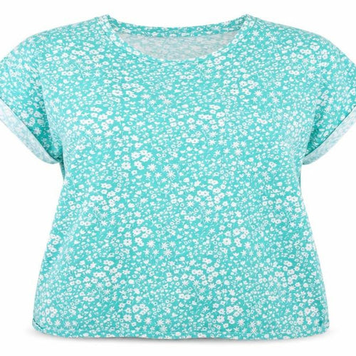 Marks and Spencer Women's Green Floral T-Shirt