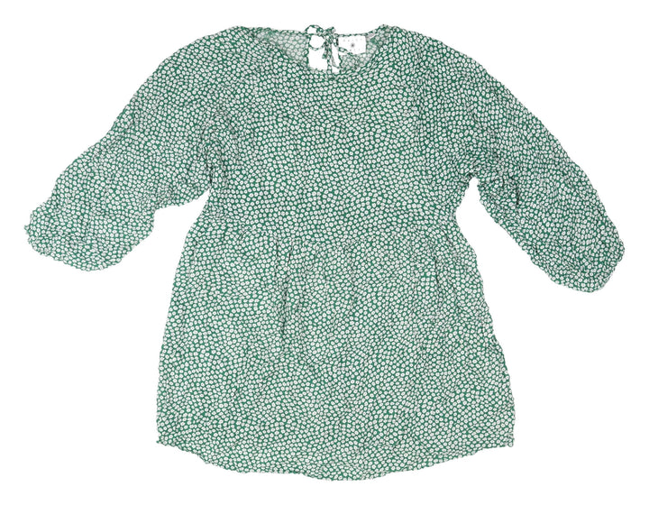 Daisy Street Green Floral Shift Dress, UK 10, New