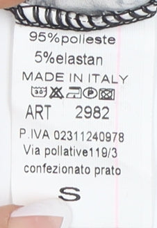 I Saw It First Womens Grey Animal Print Dress S