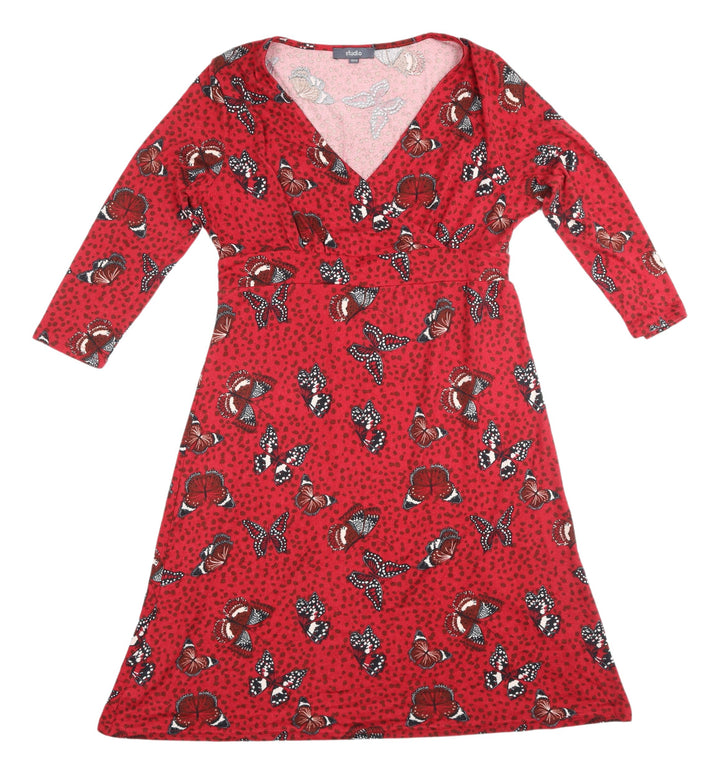 Studio Red A-Line Butterfly Print Dress 12-14