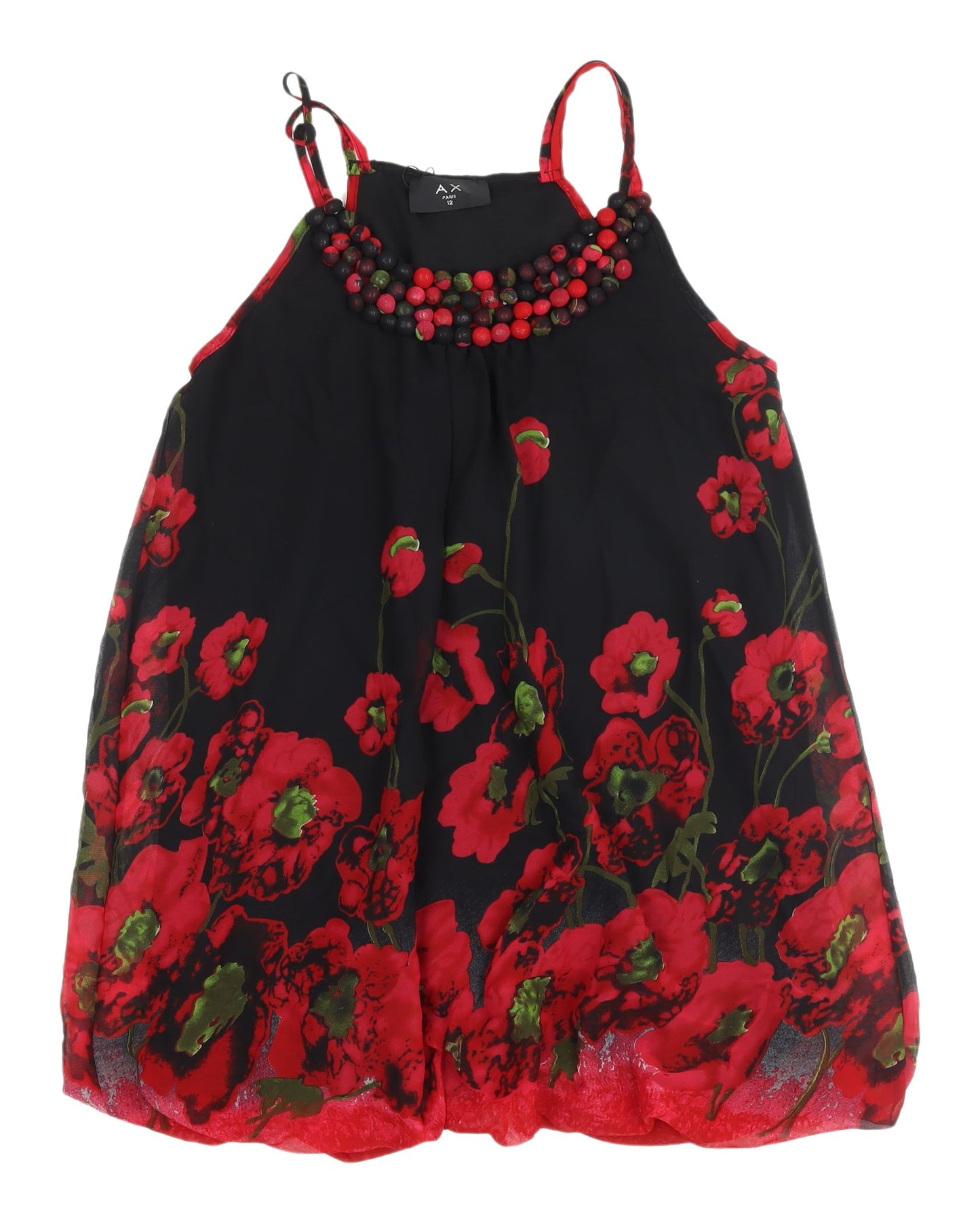 AX Paris Women's Floral Halter Tank Top Multicoloured Size 12