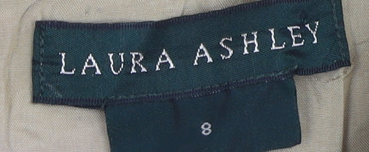 Laura Ashley Women Beige Shift Dress Size 8