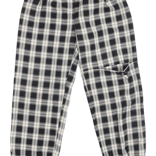 Topfeeling Women's Plaid Jogger Trousers - S, Multicoloured