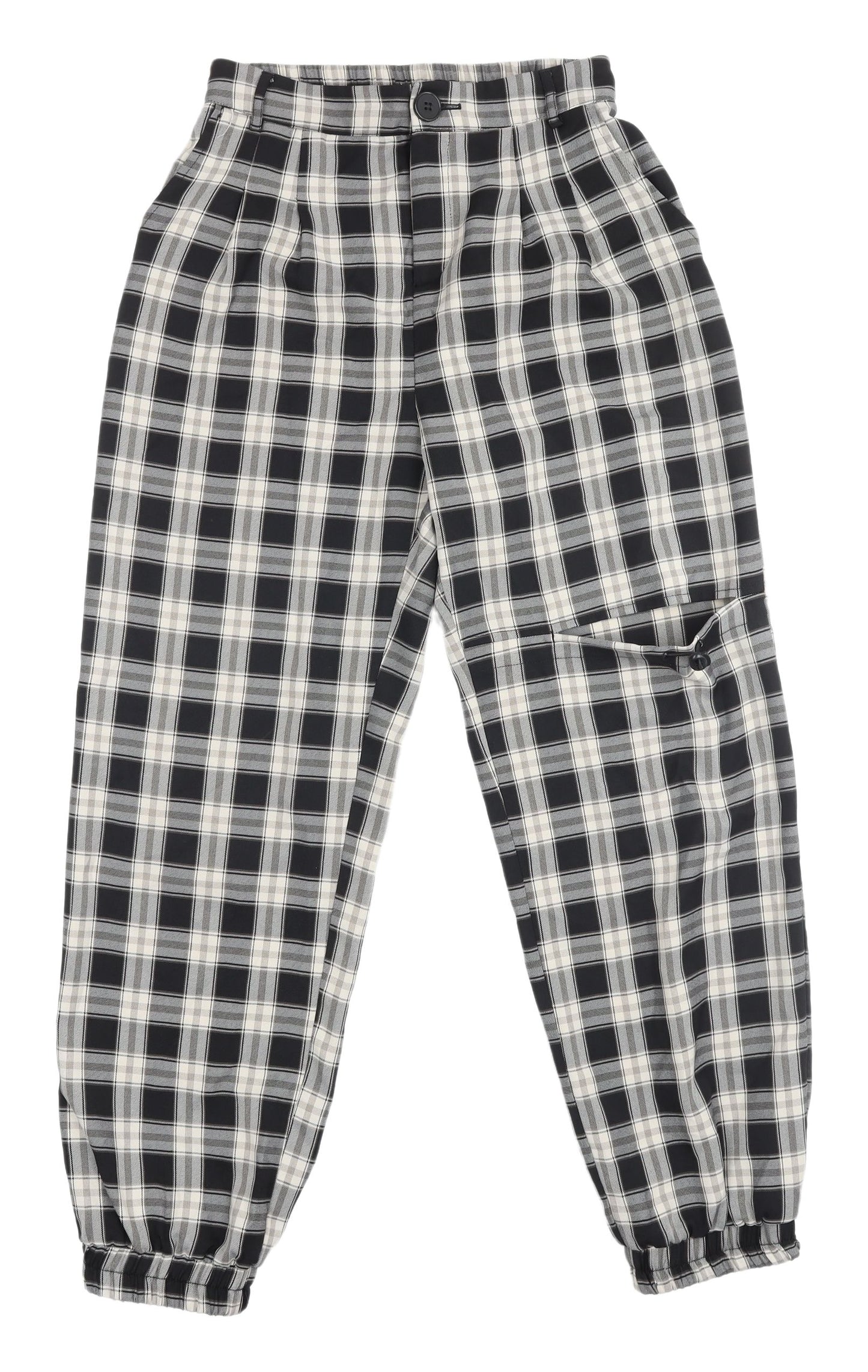Topfeeling Women's Plaid Jogger Trousers - S, Multicoloured