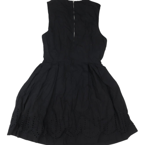 Gap Women's Black Fit & Flare Dress Size 10