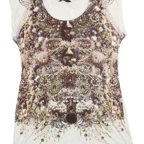 Dorothy Perkins Women's Multicoloured Floral T-Shirt