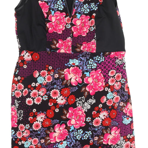 Grazia Women's Multicoloured Floral Dress Size 18