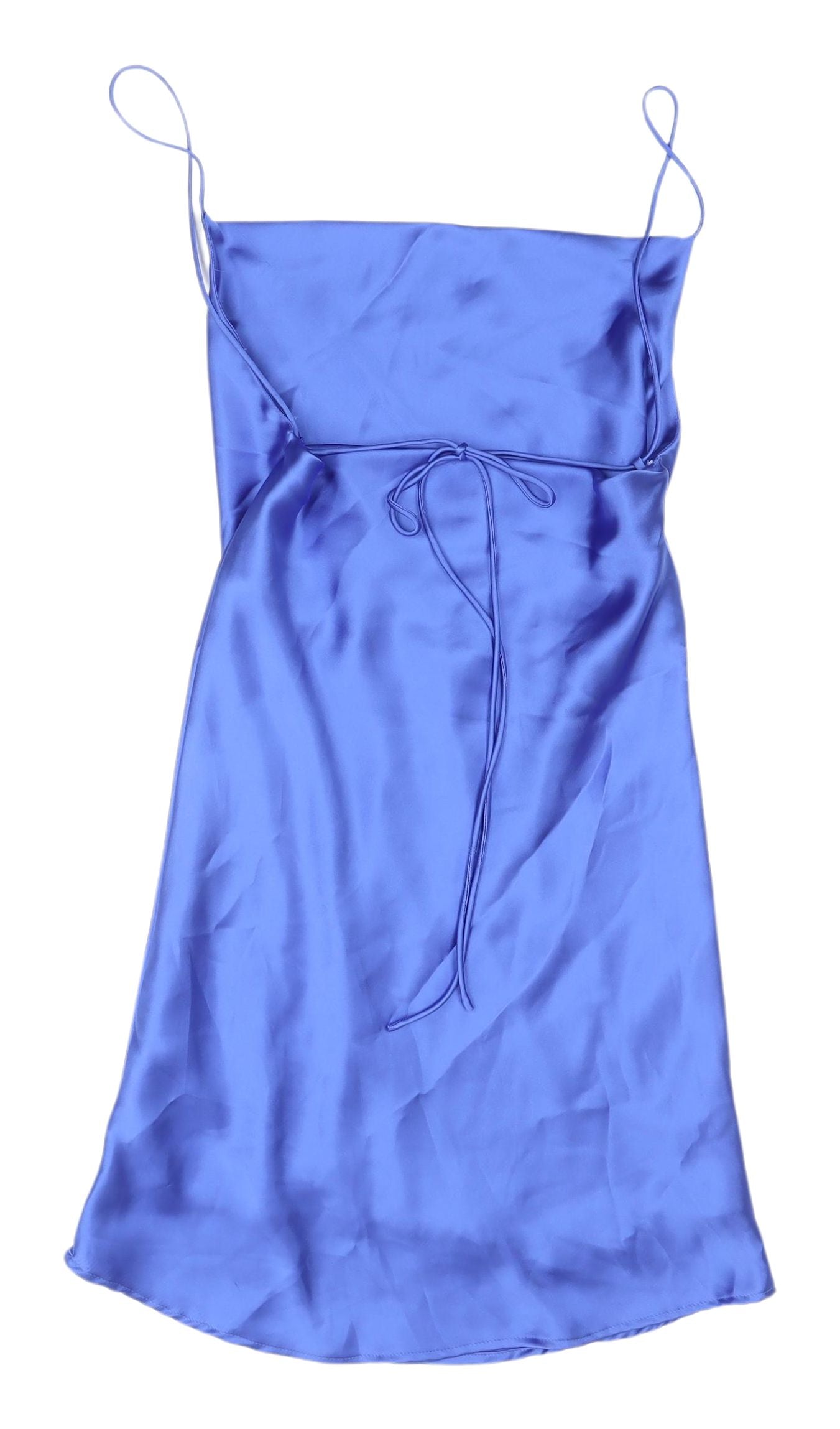 Zara Women's Blue Slip Dress, Size M, Party Wear