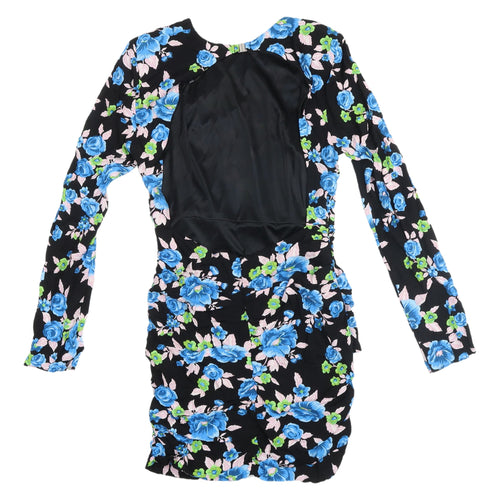 Zara Women’s Black Floral Bodycon Dress, Size M