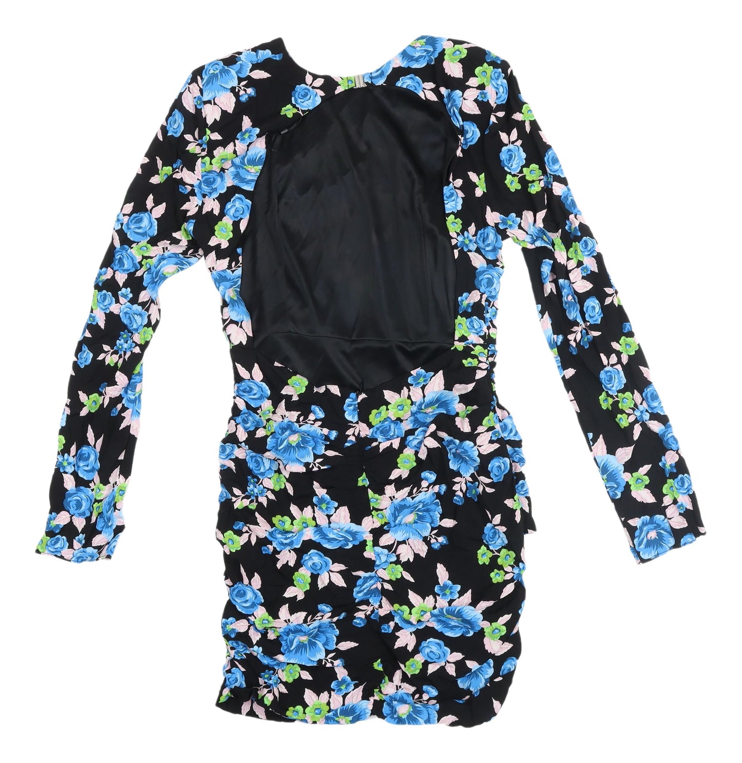 Zara Women’s Black Floral Bodycon Dress, Size M