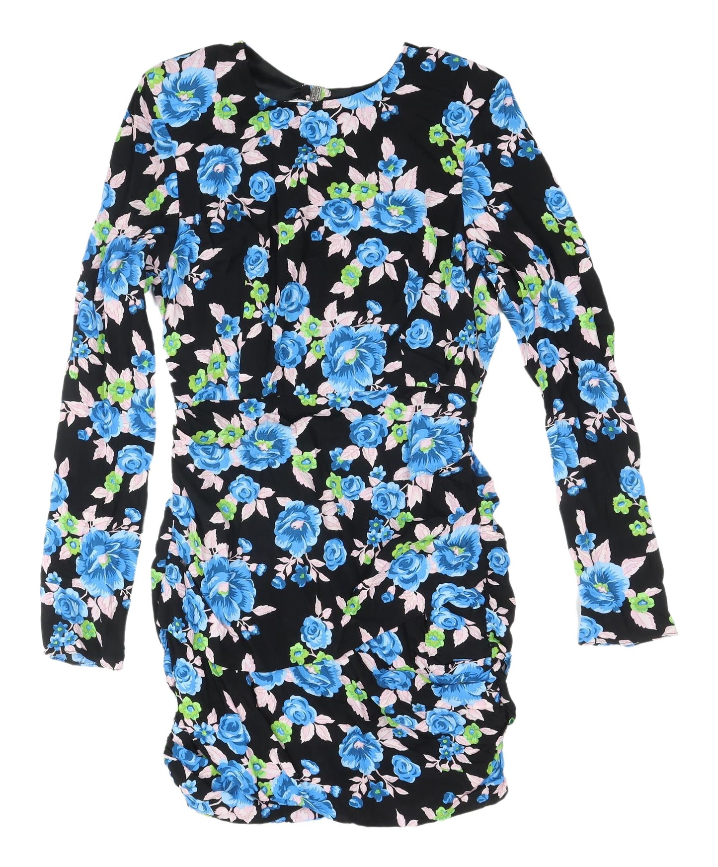 Zara Women’s Black Floral Bodycon Dress, Size M