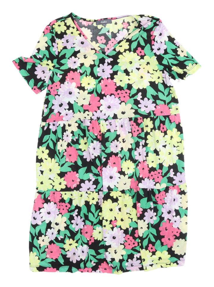 Studio Women’s Multicoloured Floral Dress Size 8