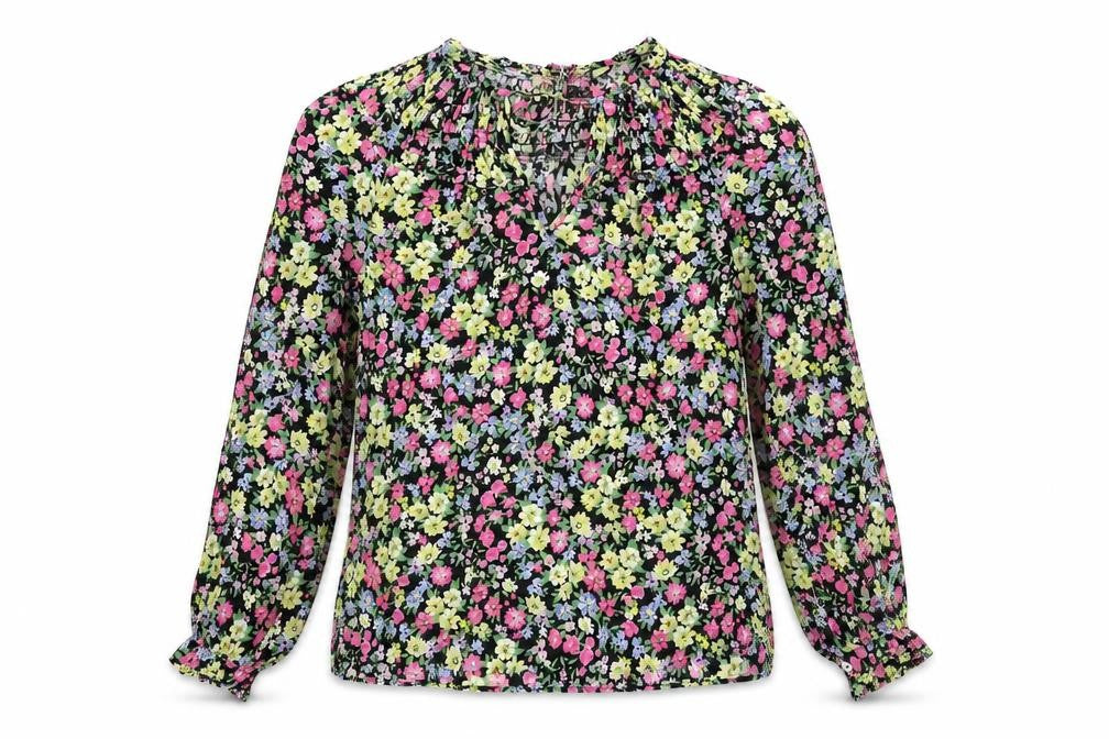 Front view of Marks & Spencer Women's Floral Blouse, size 12