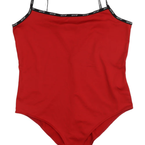 Levi's Red Camisole Tank Top Women L Regular Summer