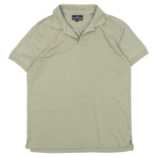 Harvey & Jones Men's Green Polo Shirt L