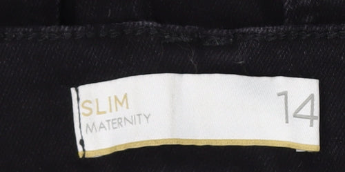 Next Women's Black Slim Maternity Jeans Size 14