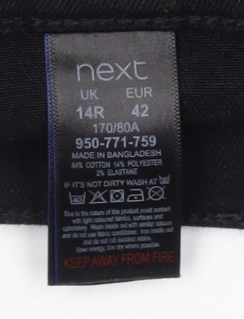 Next Women's Black Slim Maternity Jeans Size 14