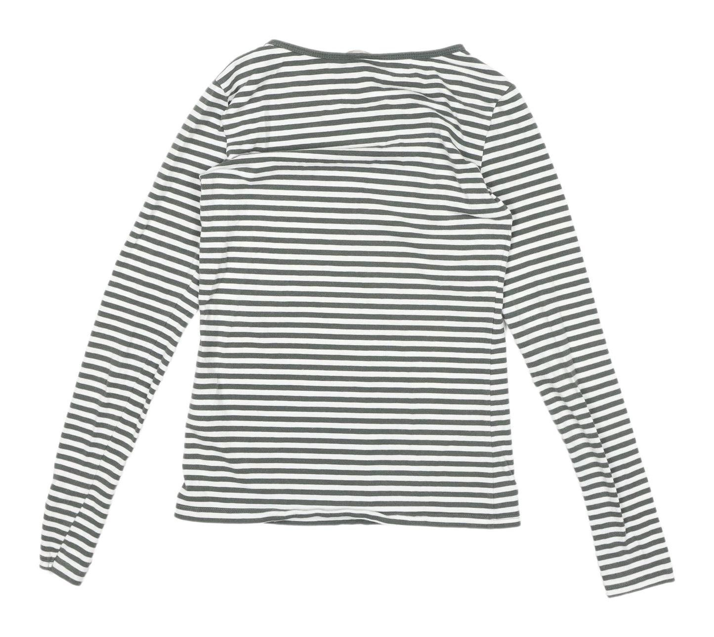 H&M Women's XS Striped Long Sleeve T-Shirt