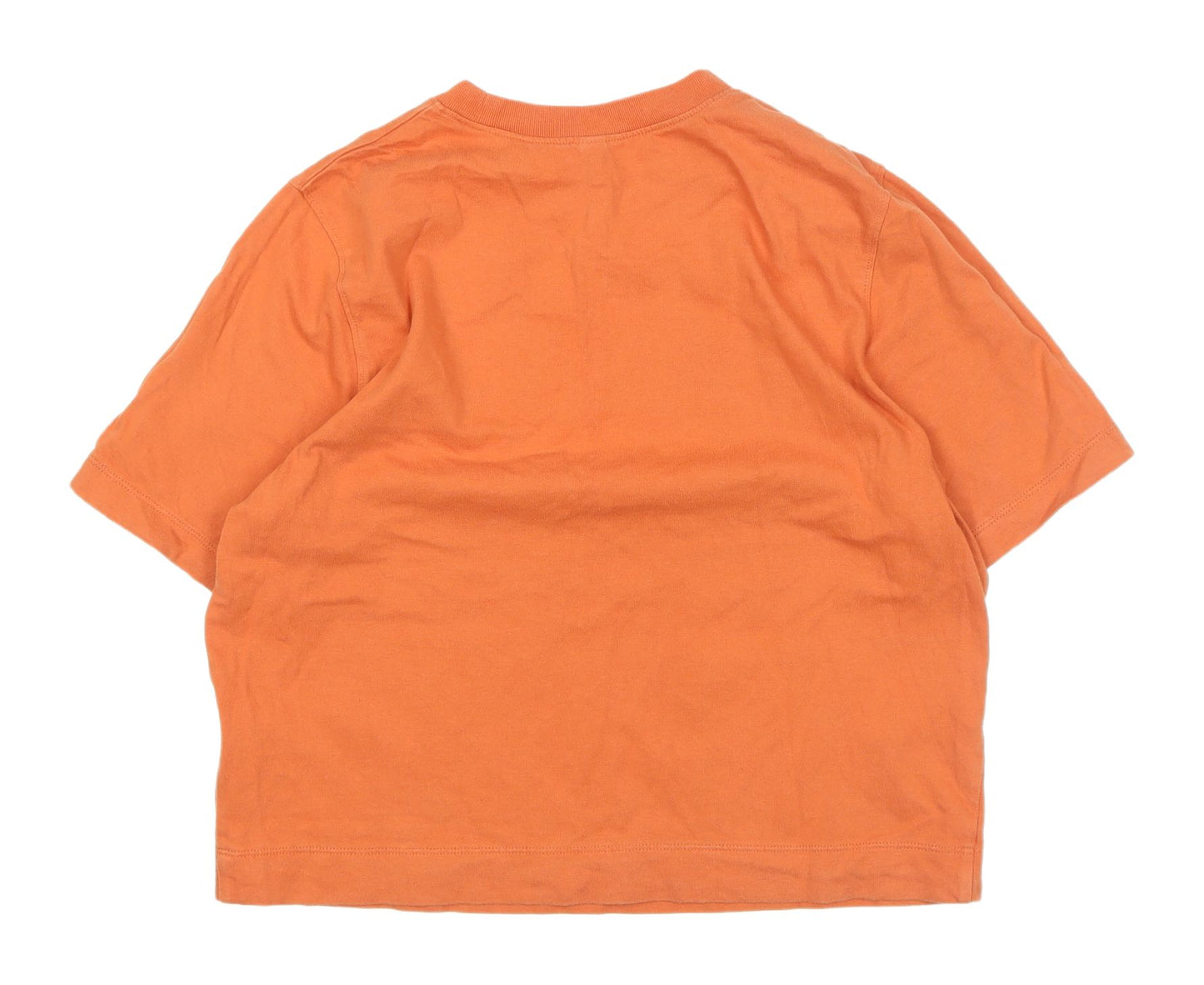 Uniqlo Women's Orange XS Basic T-Shirt, Casual Comfort