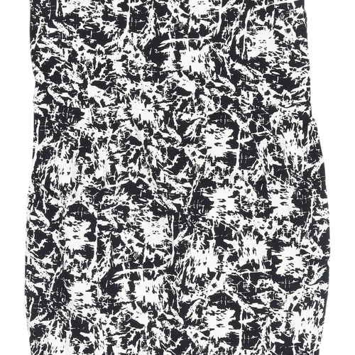 River Island Women's Sleeveless Monochrome Dress Size 18