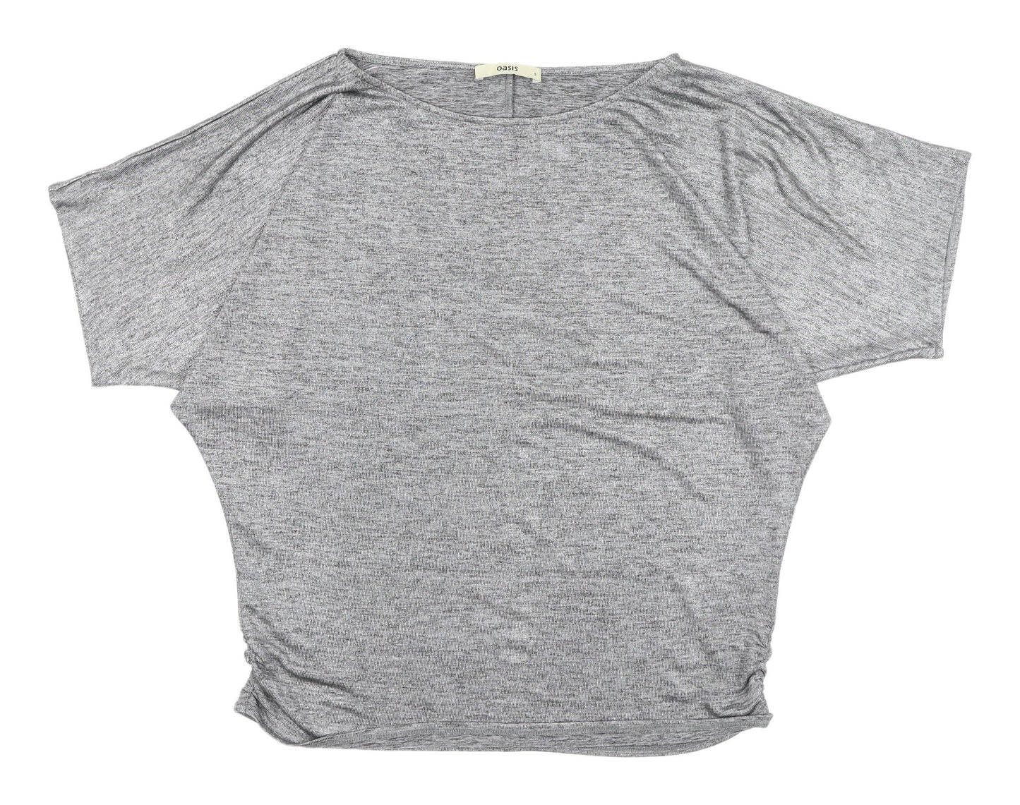 Oasis Women's Grey Basic T-Shirt, Size S