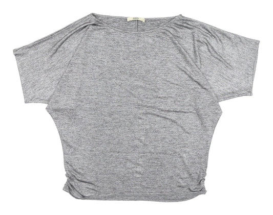 Oasis Women's Grey Basic T-Shirt, Size S