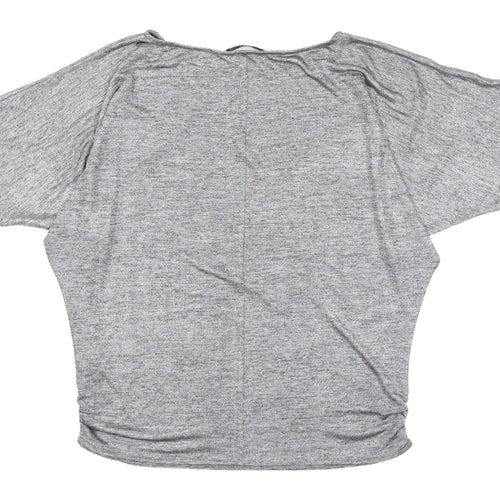 Oasis Women's Grey Basic T-Shirt, Size S