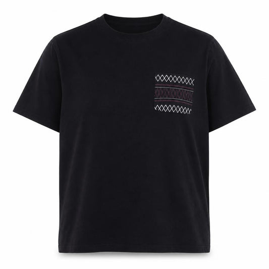 Front view of Very Black unisex 2xl crew neck t-shirt