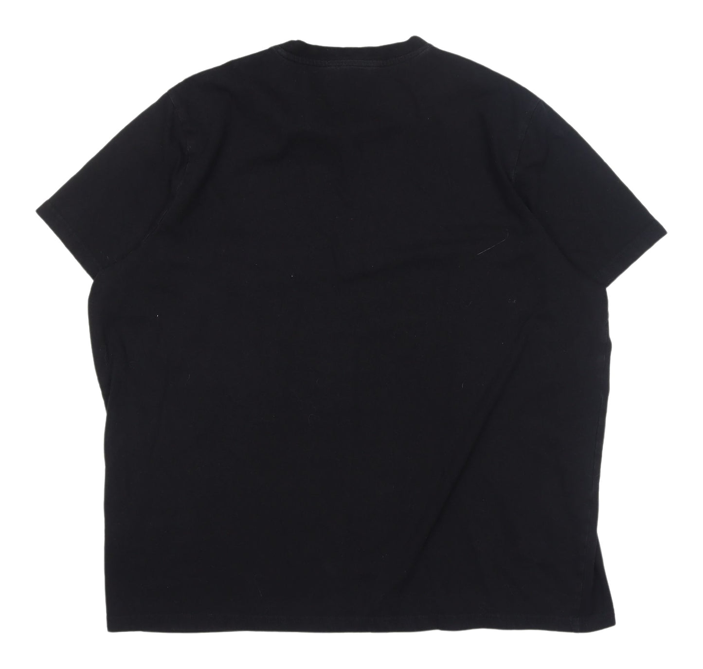 Very Black Unisex 2XL Crew Neck T-Shirt