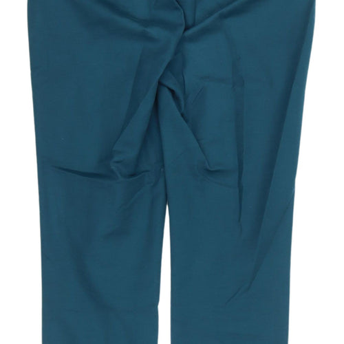 Zara Women’s Blue Cropped Trousers Size 10